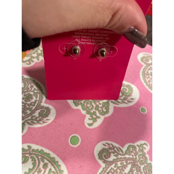 NEW Swell by Cynthia Rowley green dangly chandalier earrings - Picture 3 of 3